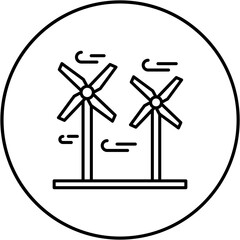 Wind turbine Icon