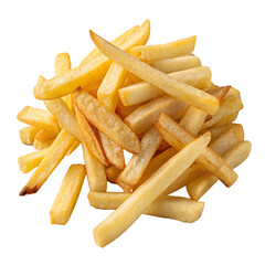 french fries on transparent background