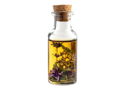 herbal tincture in bottle