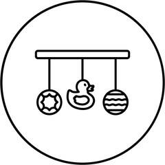 Baby crib Icon