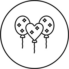 Balloons Icon