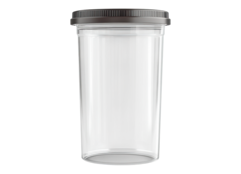 empty plastic container