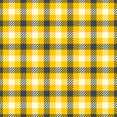 Vibrant yellow and gray plaid pattern.  Perfect for textile design, website backgrounds, or crafting projects. This cheerful, energetic design evokes feelings of warmth and optimism.