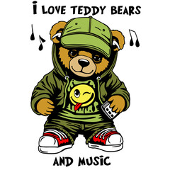 Cool teddy bear