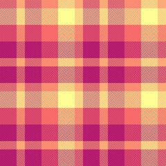 Vibrant herringbone plaid pattern in warm sunset hues.  Perfect for textile designs, fashion, websites, and branding.  This seamless texture offers a cheerful, stylish, and modern aesthetic.