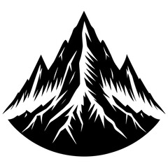 Mountain Peak Silhouette