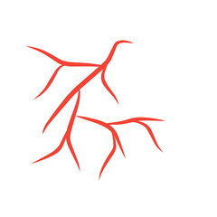red vein illustration
