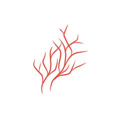 red vein illustration