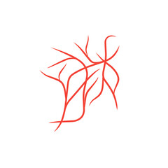 red vein illustration