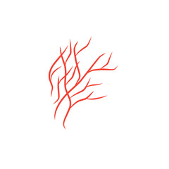 red vein illustration