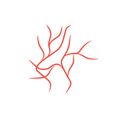 red vein illustration