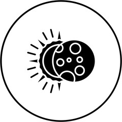 Solar eclipse Icon