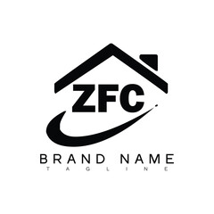ZFC letter logo design. ZFC  business and real estate monogram logo vector template.