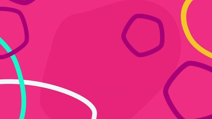 Kids background with a pink, purple, and yellow color scheme, ideal for childrens party invitations, birthday cards, or playful designs.