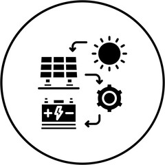 Electricity process Icon