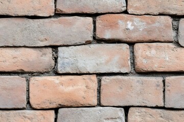 Fototapeta premium Full frame shot of aged brick wall showing deterioration