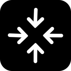 Maximize icon logo design Full Screen Arrow and Exit Screen Icons zoom flat isolated on transparent background