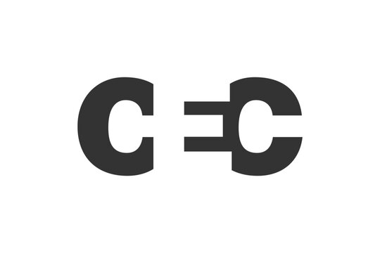 CEC logo design. Initial letter C E C bold font style for tech startups, consulting, corporate branding. Creative company name, headlines typography identity, trendy logotype.