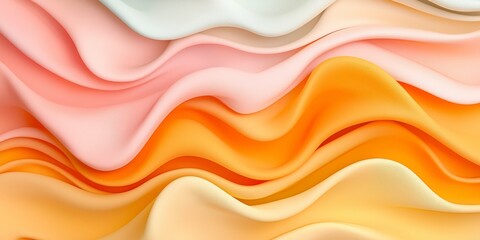 Beautiful wave of different colors creating a vibrant and dynamic abstract design with swirling shapes and textures