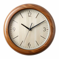 old clock isolated on white