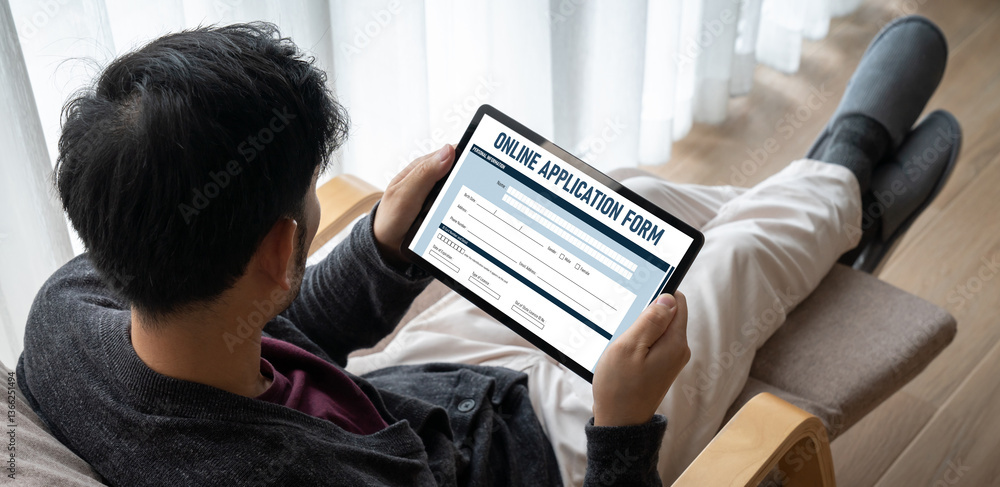 Poster online application form for modish registration on the internet website