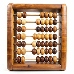 old wooden abacus