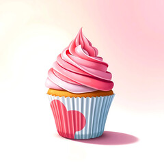 Cherry Malt Milkshake Cupcakes