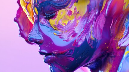 An AI powered system enhancing digital art creation by analyzing artist preferences and design trends, futuristic AI-driven design platform, Creative technology style