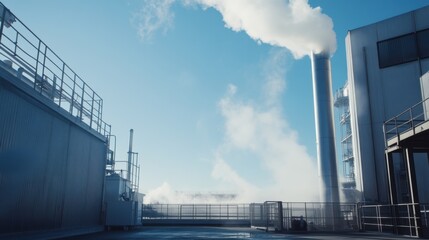 Obraz premium An AI powered system enhancing environmental monitoring by analyzing real time sensor data from air, water, and soil quality sensors