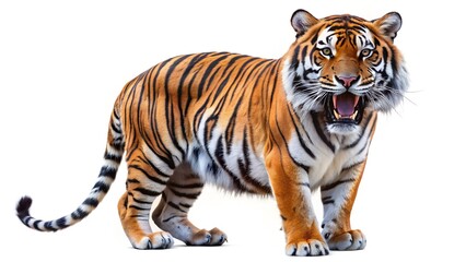 Tiger isolated on white background