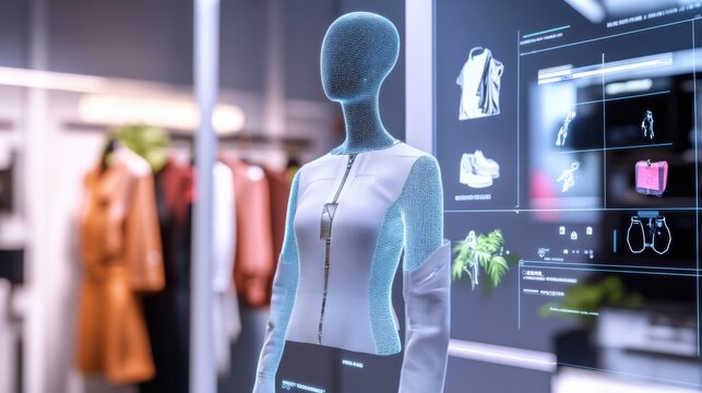 An AI powered system enhancing fashion design by analyzing real time consumer preferences, fabric trends, and production data for personalized collections