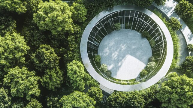 An AI powered system enhancing environmental sustainability by analyzing real time waste management data and recycling efforts, futuristic AI-driven environmental monitoring hub, Eco-technology style