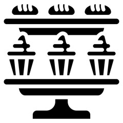Cupcake Stand icon