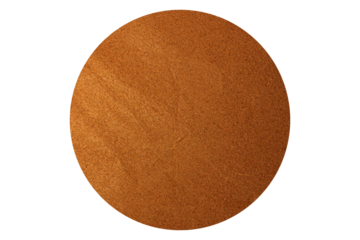 Round Brown Craft Paper Texture with Natural Wrinkles