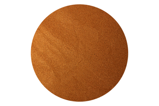 Round Brown Craft Paper Texture with Natural Wrinkles