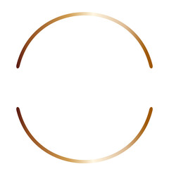 Vector circle. Shiny logo.