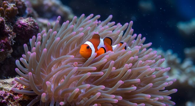 Clownfish in Coral Reef. (1)