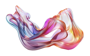 Abstract colorful wave on white background.png