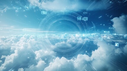 An AI powered system enhancing real time weather forecasting by analyzing satellite and sensor data, futuristic AI-driven weather platform, Meteorology technology style