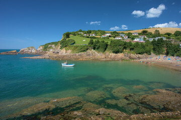 Beautiful  beach at Combe Martin Devon England UK Europe