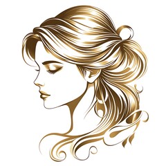 Feminine fashion logo for salons high resolution photo