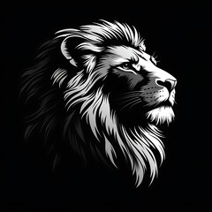 Royal lion graphic emblem for company logos high resolution photo