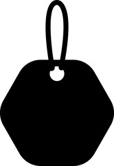 Obraz premium Price tag, label icon in flat paper price, blank product symbol isolated on transparent background