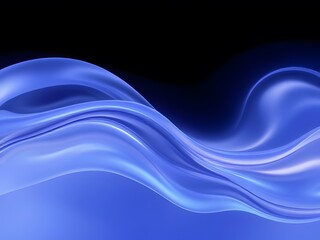 Modern colorful transparent fluid background, fluid neon wave curve glossy effect generative ai