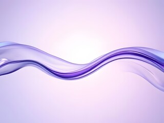 Modern colorful transparent fluid background, fluid neon wave curve glossy effect generative ai