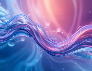 Modern colorful transparent fluid background, fluid neon wave curve glossy effect generative ai