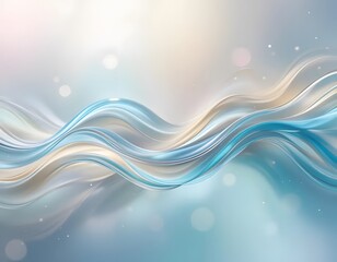 Modern colorful transparent fluid background, fluid neon wave curve glossy effect generative ai