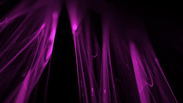 Leuchtende strahlenf&ouml;rmige Linien &ndash; dynamischer Licht- und Energiehintergrund f&uuml;r Technologie, Datentransfer, Sicherheit, modern digital, Netzwerk, Kommunikation, Glasfaser, Internet, pink, magenta