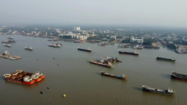 Chattogram is the second-largest and comercial city in Bangladesh after Dhaka.Bangladesh main seaport chittagong.Fishery ghat of chittagong.