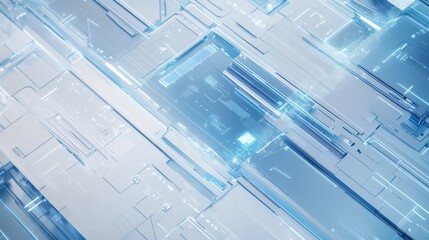 Obraz premium An AI powered system optimizing construction projects by analyzing real time site data, worker productivity, and material usage